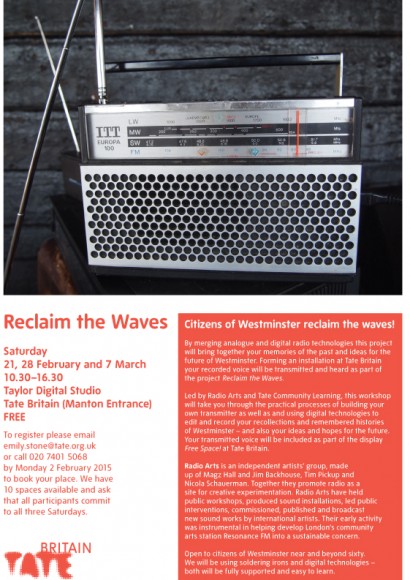 Reclaim the Waves  flyer A4